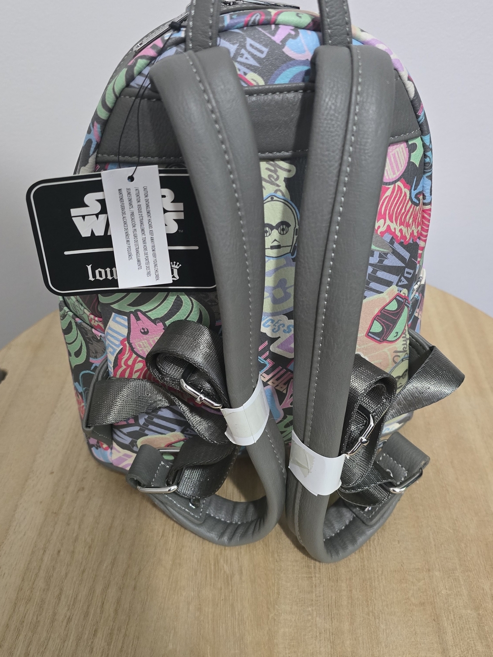 Star Wars Loungefly Backpack with Pastel Pop Art - Picture 2 of 5